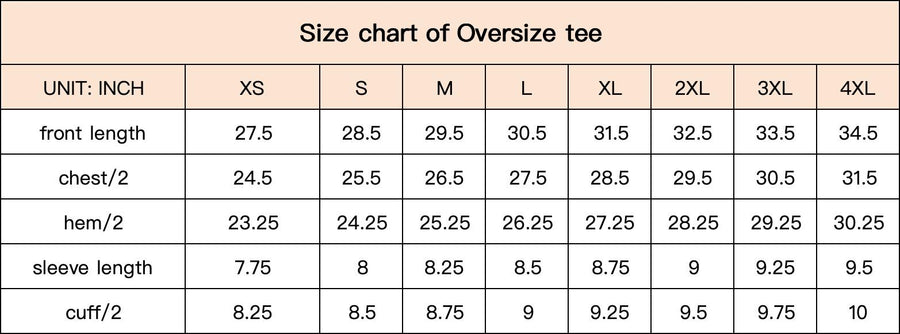 Big Logo Oversize Tee (5 Colors)