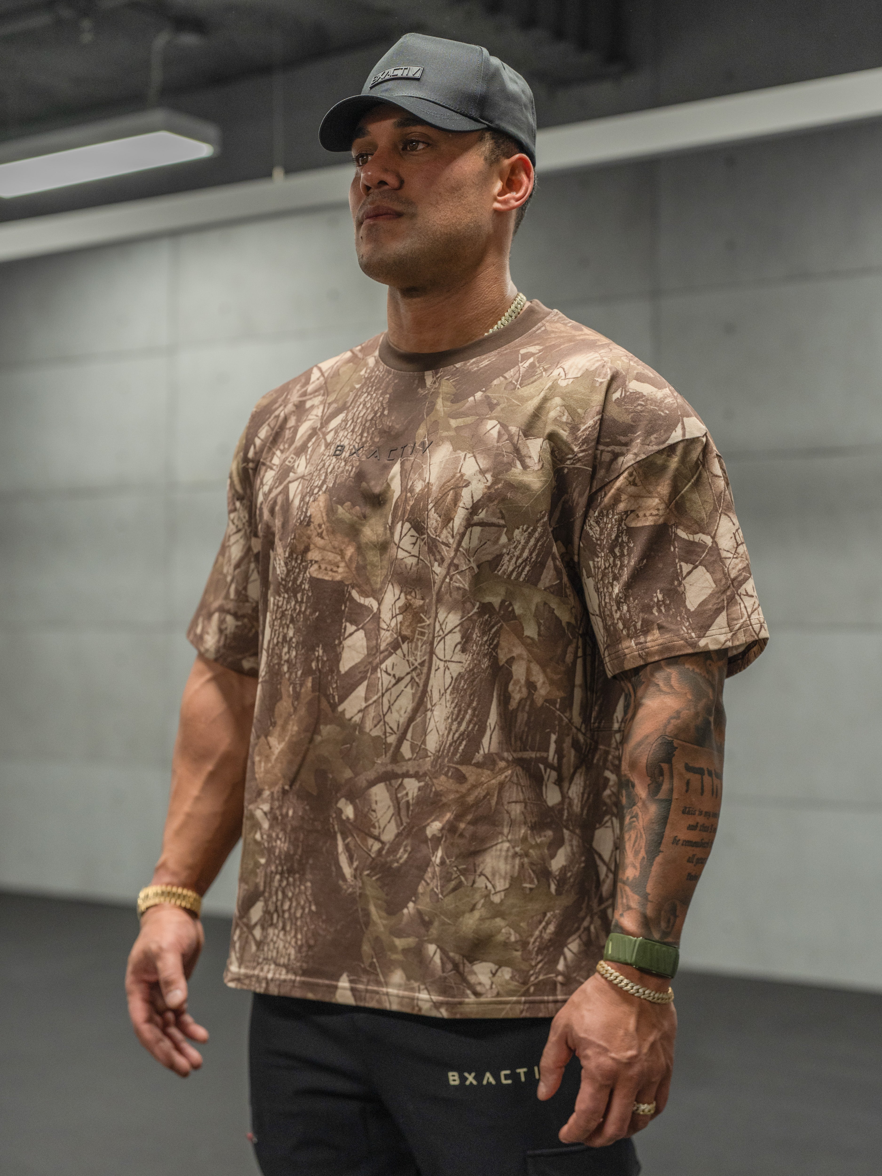 Bxactiv Camo Oversize Tee