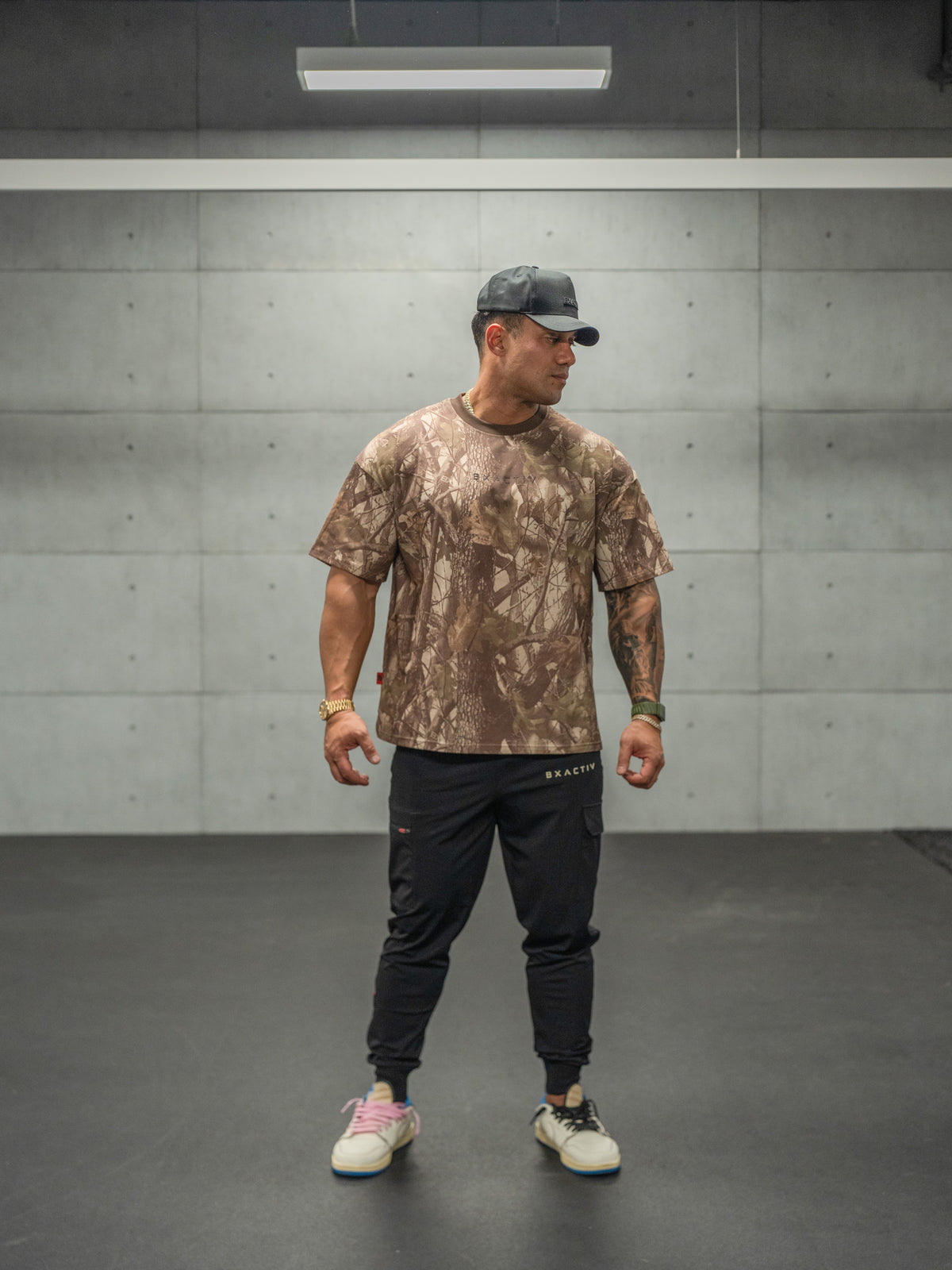Bxactiv Camo Oversize Tee